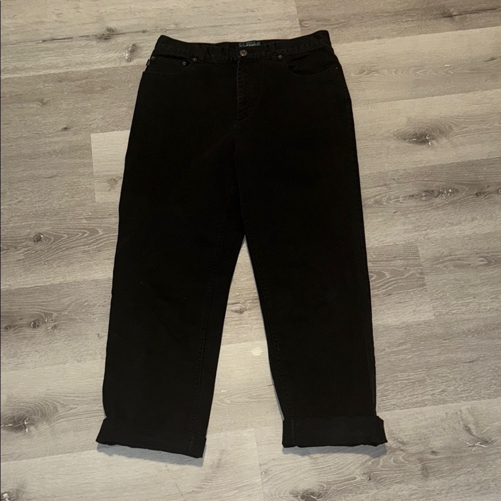 Vintage Lauren‎ Ralph Lauren Black Jeans size 12
